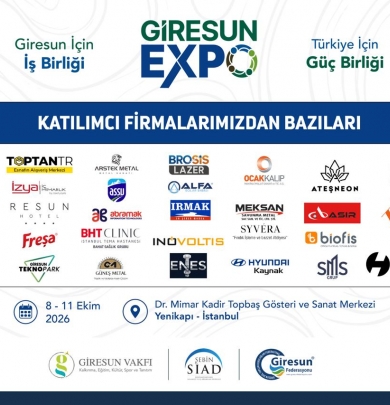 Giresun Expo 2026  8-11 Ekim